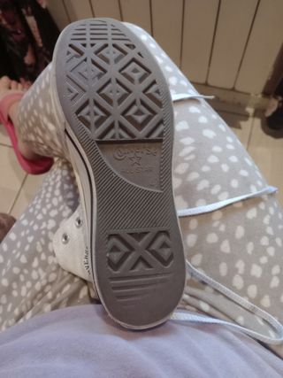 Zapatillas Converse All Star Plataforma Blancas