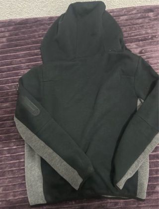Sudadera Nike Tech Negra y Gris