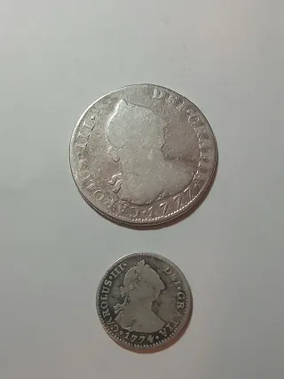 Lote monedas plata españolas