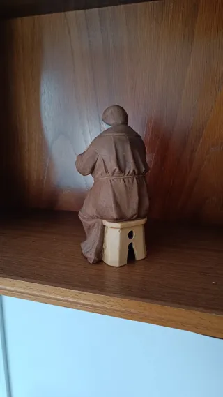 Monje cerámica bisque alemán