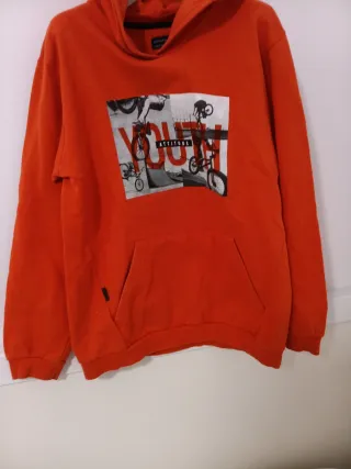 Sudadera niño Nukutuvake naranja T16