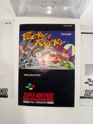 Manual Pocky & Rocky SNES PAL