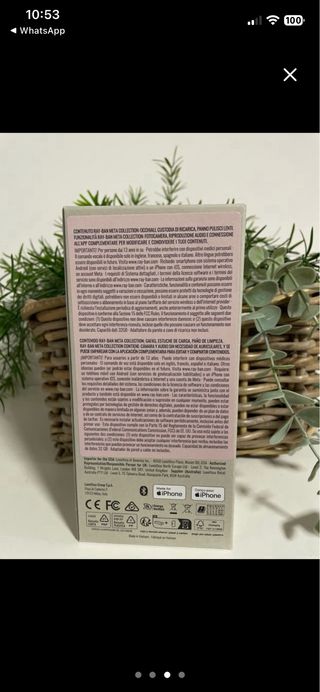 Gafas Ray-Ban Meta Gen 2 Cristal Transition