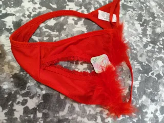 Tanga Fiesta con Plumas