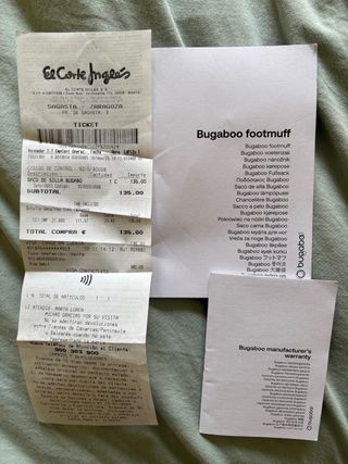 Saco Bugaboo invierno marrón