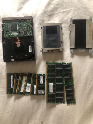 Discos Duros y Módulos RAM Varios lote 22€