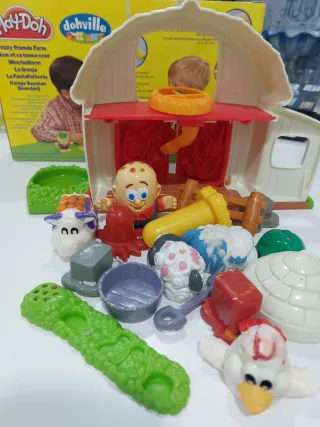 Granja plastilina Play-Doh con figuras
