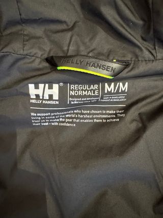 Chaqueta Helly Hansen M/38/10 Verde y Amarillo