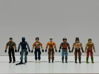 Lote de 7 figuras G.I. Joe
