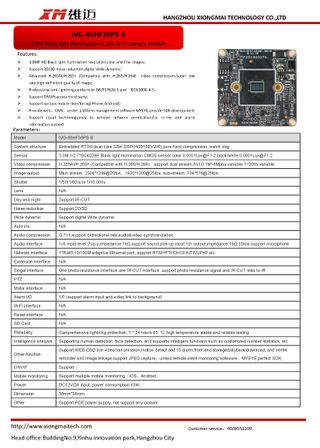 Cámara IP XMEYE 1080P H.265