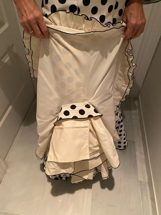 Traje Flamenca Lunares Negros