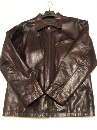 Chaqueta de cuero Buffalo Marrón