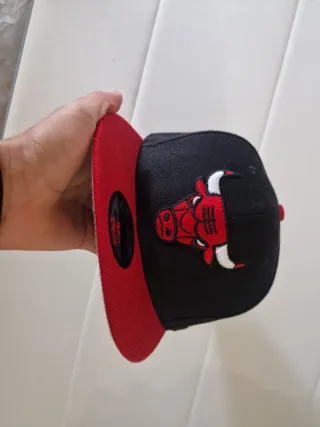 Gorra New Era Chicago Bulls Negra Roja