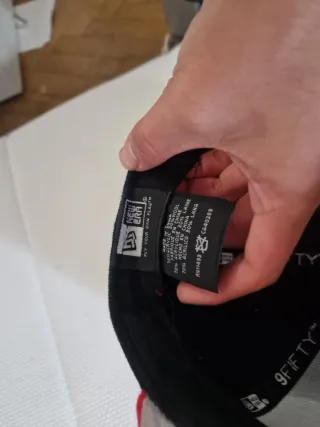 Gorra New Era Chicago Bulls Negra Roja