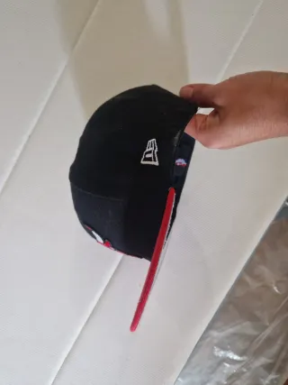 Gorra New Era Chicago Bulls Negra Roja