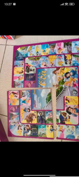Juego de la Oca con figuras Disney