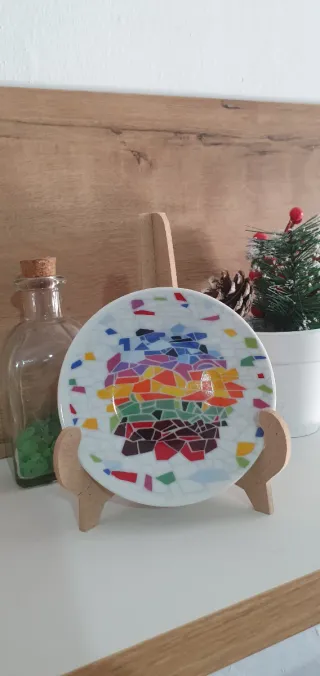 Caballete de madera expositor MDF de 4mm