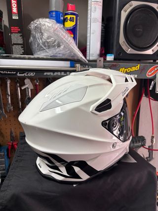 Casco Airoh blanco talla XL