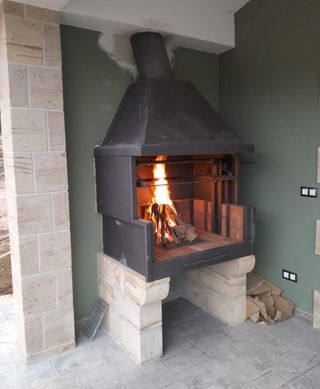 Barbacoa Horno Metal ff-3