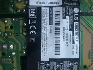Fuente Alimentación TV LG 43UK6400PLF