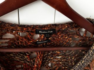 Poncho Massimo Dutti tonos tierra