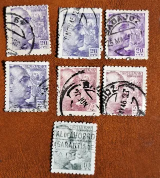 Lote 666 Sellos de Franco Nuevos y Usados.