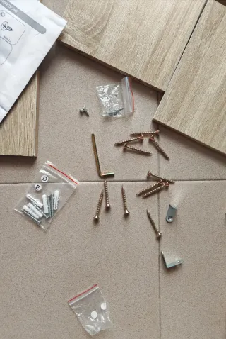 Mensola decorativa legno rovere cubo