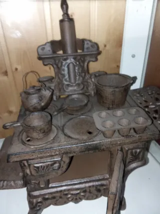 Juguete cocina hierro fundido