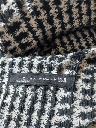 Vestido Zara cuadros talla M