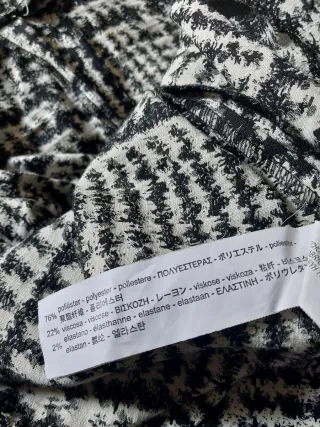 Vestido Zara cuadros talla M