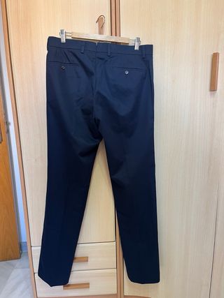 Pantalón de traje azul