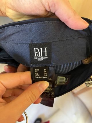 Pantalón de traje azul