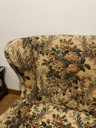 Sofá de 3 plazas estampado floral