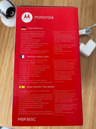 Vigilabebés Motorola MBP36SC