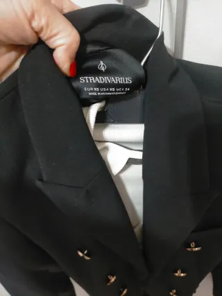 Blazers Stradivarius Negro,un solo uso. Talla XS