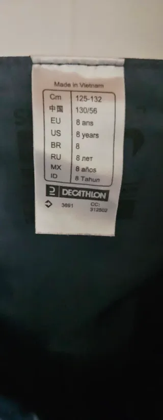 Pantalones de nieve niño 8 años