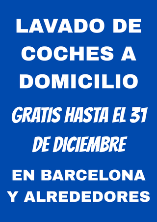 Lavado de Coches a Domicilio Gratis