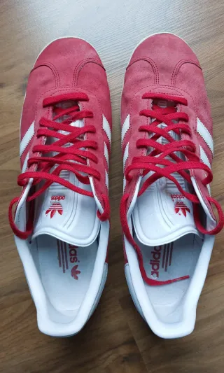 Zapatillas Adidas Gazelle Talla 44 2/3 Rojas