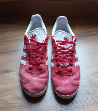 Zapatillas Adidas Gazelle Talla 44 2/3 Rojas