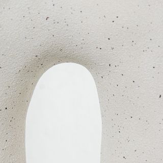 Lámpara cerámica de diseño color blanco