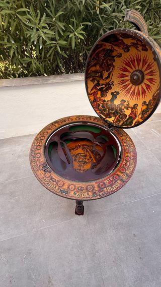Mueble Bar Globo Terráqueo Madera