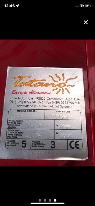 Estufa TATANO K2104 Metal/Madera