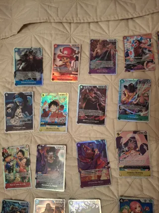 Lote 36 Cartas One Piece TCG SR y Secretas