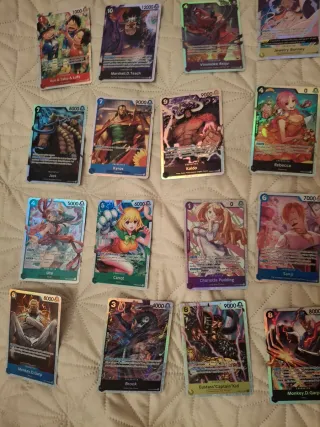 Lote 36 Cartas One Piece TCG SR y Secretas