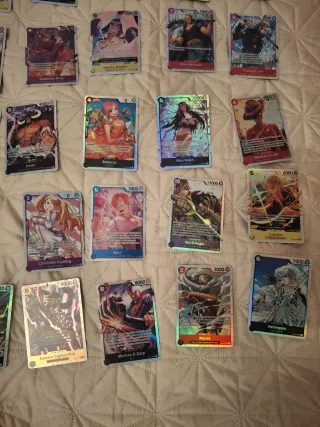 Lote 36 Cartas One Piece TCG SR y Secretas