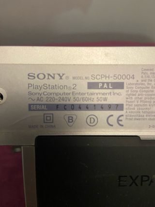 Consola PlayStation 2 Plata