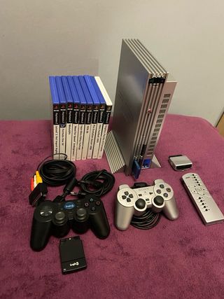 Consola PlayStation 2 Plata
