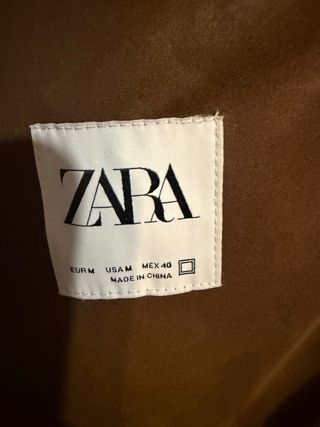 Chaqueta borrego reversible beige y marrón