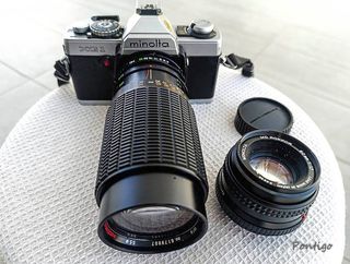 Minolta XG-1 + Teleobjetivo 70-210mm