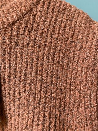 Jersey Zara punto color caldero